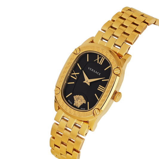 Versace New Couture Black Oval Quartz Women Watch