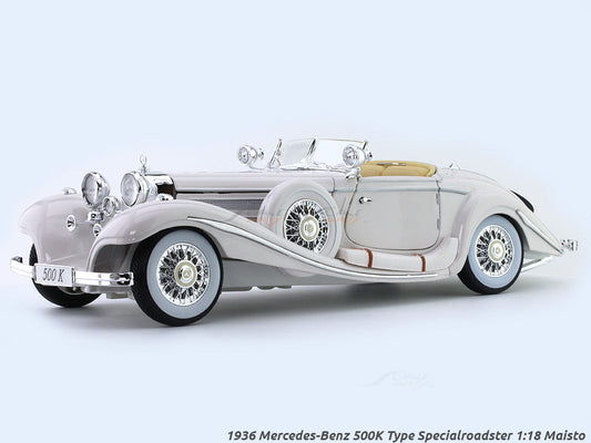 1936 Mercedes-Benz 500K Type Specialroadster 1:18 Maisto diecast scale model collectible