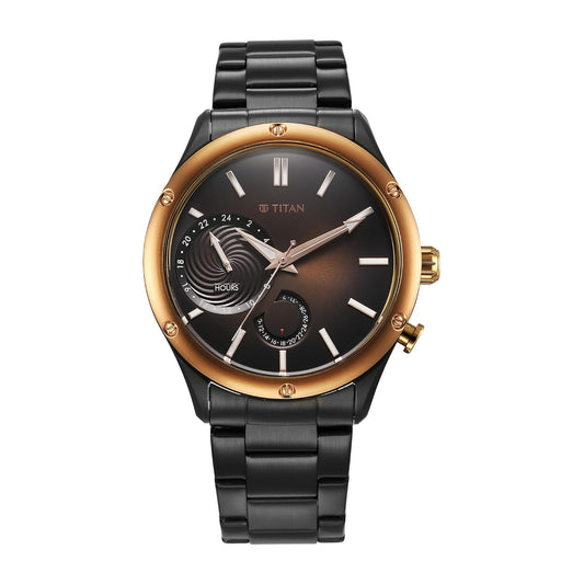 Titan Steallr Analog Watch - for Men 10009KM02