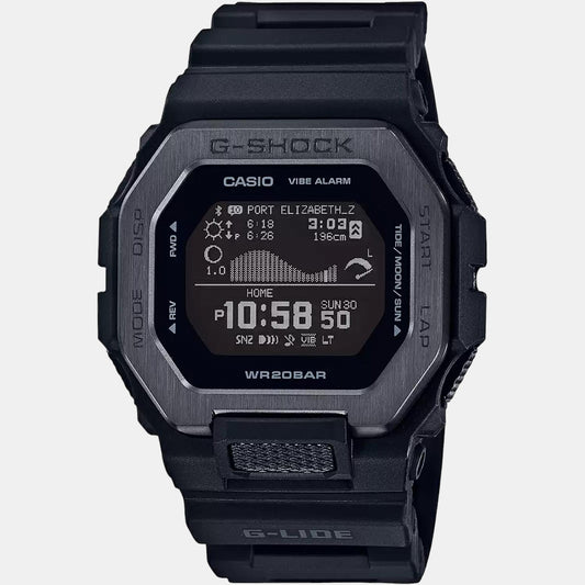 G-Shock Men Quartz Black Dial Digital Resin Watch G1125
