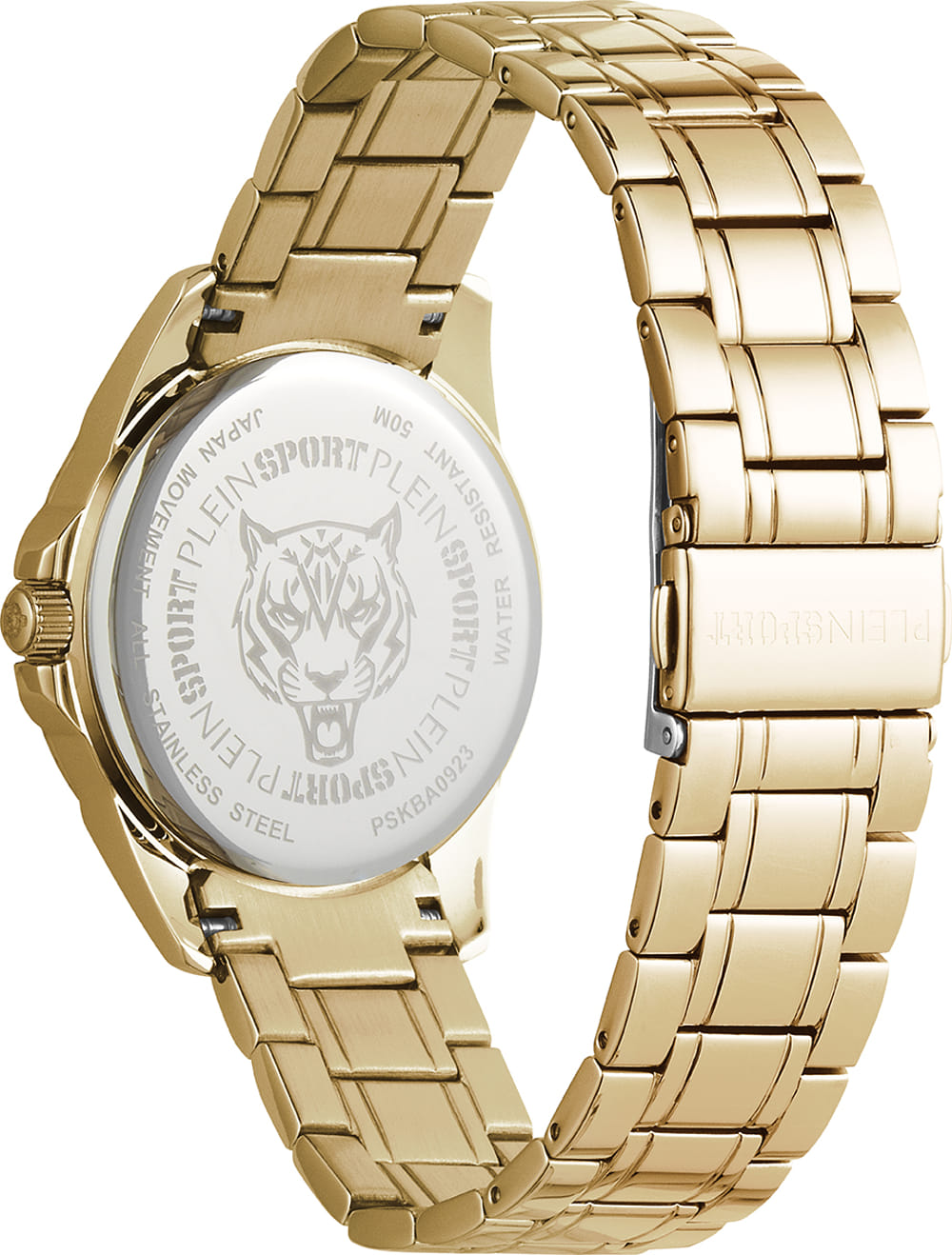 Plein Sport Sport Glam Gold Round Dial Quartz Analog Women Watch