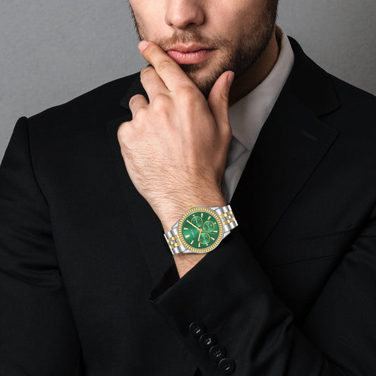 Timex Green Round Dial Quartz Analog Unisex Watch