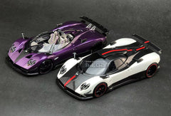 1/18 Almost Real AR+ Pagani Zonda Cinque Coupe 2009 White Diecast Full Open