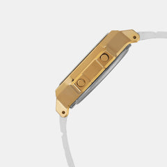 Vintage Unisex Quartz Gold Dial Digital Resin Watch D307