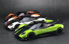 1/18 Almost Real AR+ Pagani Zonda Cinque Coupe 2009 White Diecast Full Open
