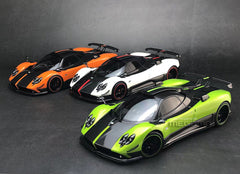 1/18 Almost Real AR+ Pagani Zonda Cinque Coupe 2009 White Diecast Full Open