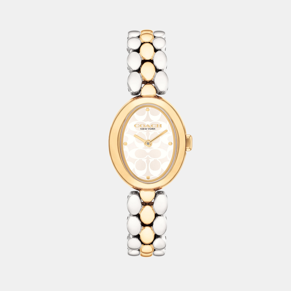 Sammy Women Quartz White Dial Analog Stainless Steel Watch 14504419