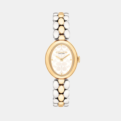 Sammy Women Quartz White Dial Analog Stainless Steel Watch 14504419