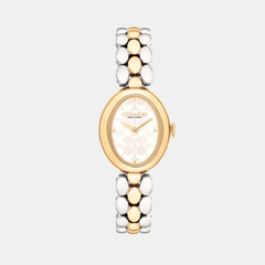 Sammy Women Quartz White Dial Analog Stainless Steel Watch 14504419