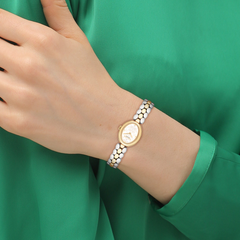 Sammy Women Quartz White Dial Analog Stainless Steel Watch 14504419