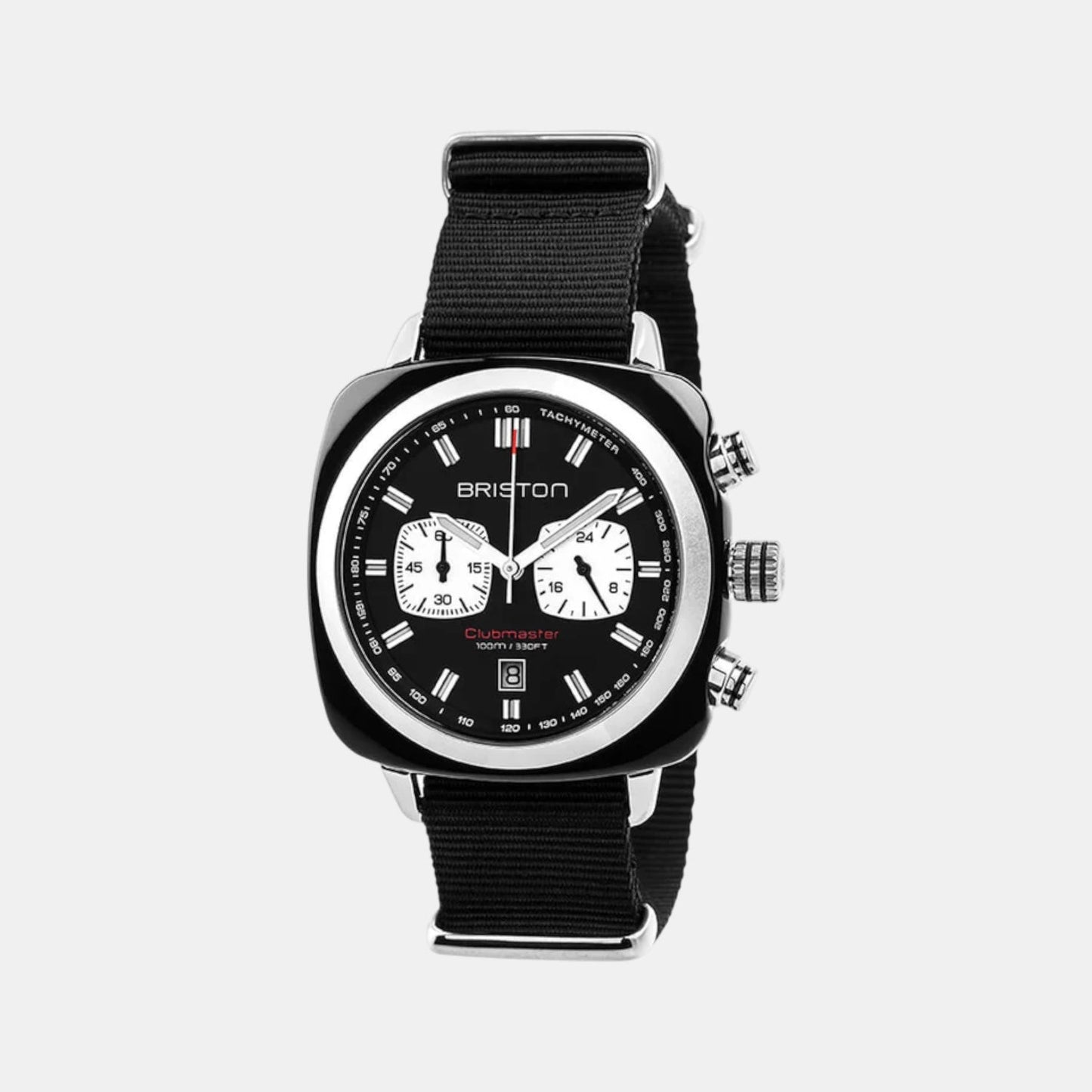 Men Quartz Black Dial Analog Nato Watch 17142.SA.BS.1.NB