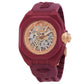 Versace V.Legend Skeleton Burgundy Round Quartz Unisex Watch
