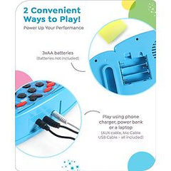 Babyhug Disney Premium Musical Piano with mike | 2 songs & 25 tunes | Battery operated piano| Gifting toy| BIS Certified -Blue