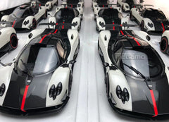 1/18 Almost Real AR+ Pagani Zonda Cinque Coupe 2009 White Diecast Full Open