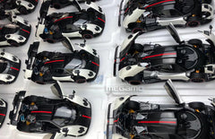 1/18 Almost Real AR+ Pagani Zonda Cinque Coupe 2009 White Diecast Full Open