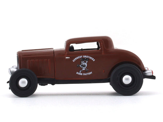 1932 Ford Three Window Coupe "Kennedy Brothers" 1:64 M2 Machines diecast scale car collectible