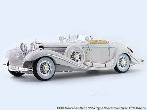 1936 Mercedes-Benz 500K Type Specialroadster 1:18 Maisto diecast scale model collectible
