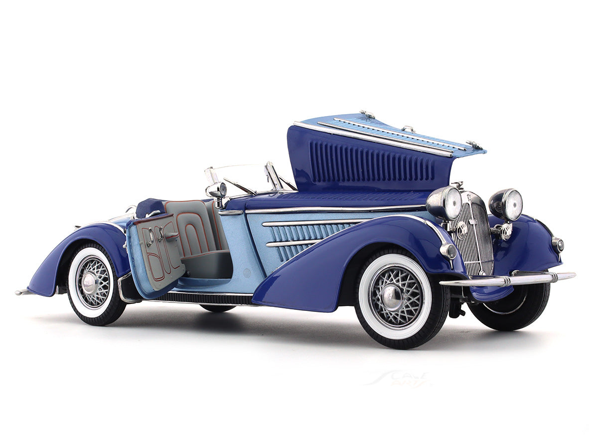 1939 Horch 855 Roadster blue 1:18 Sunstar diecast Scale Model collectible