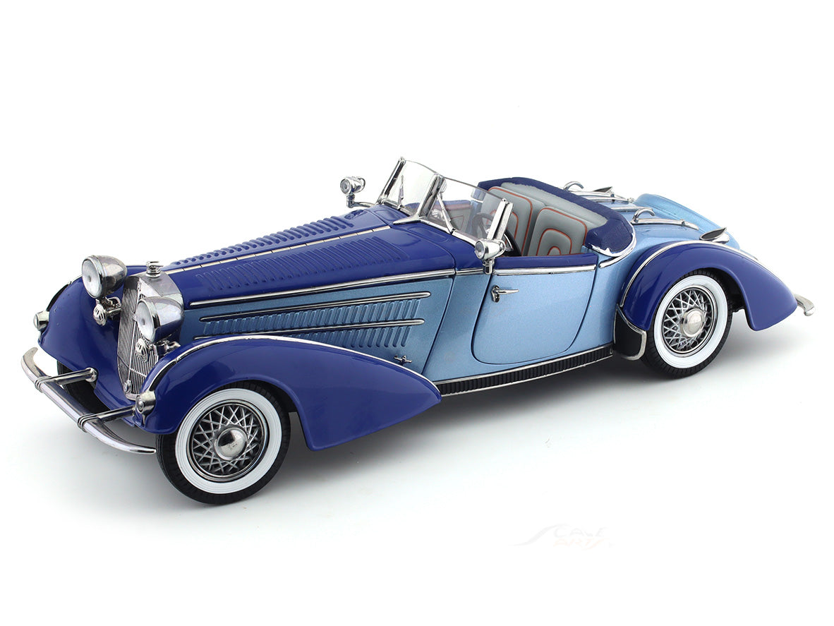 1939 Horch 855 Roadster blue 1:18 Sunstar diecast Scale Model collectible