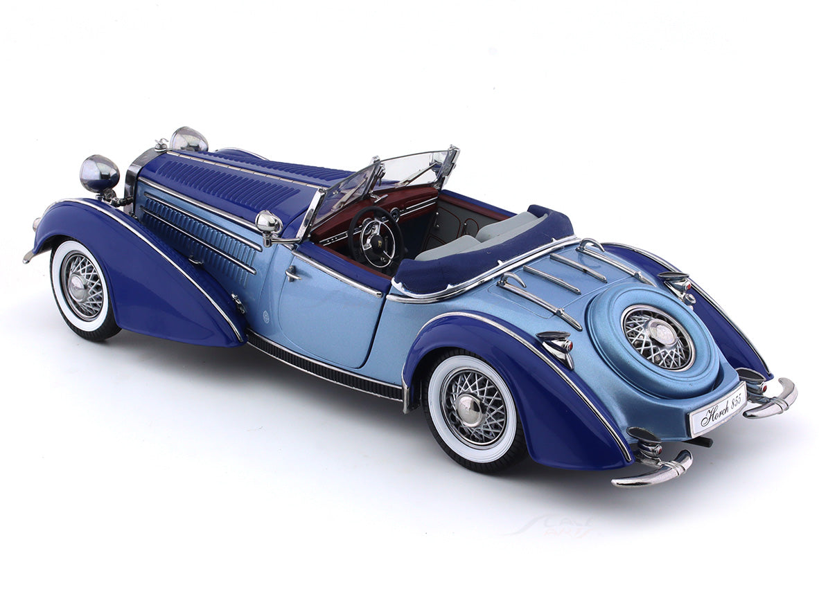 1939 Horch 855 Roadster blue 1:18 Sunstar diecast Scale Model collectible