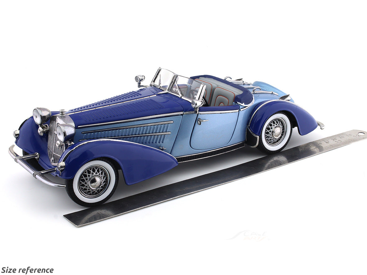 1939 Horch 855 Roadster blue 1:18 Sunstar diecast Scale Model collectible