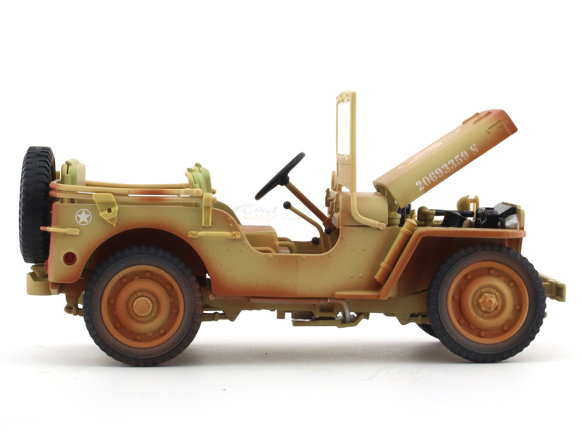 1944 Jeep Willys Desert 1:18 American Diorama diecast scale model car collectible