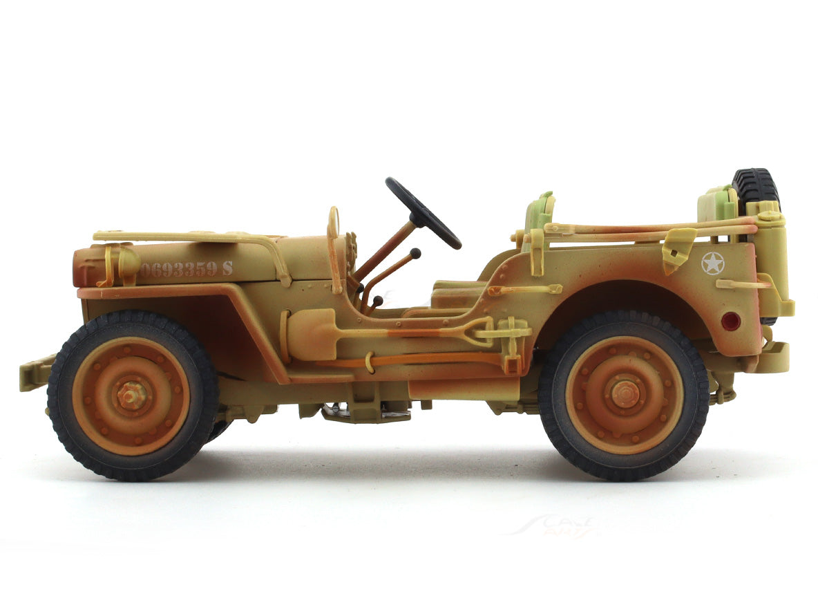 1944 Jeep Willys Desert 1:18 American Diorama diecast scale model car collectible