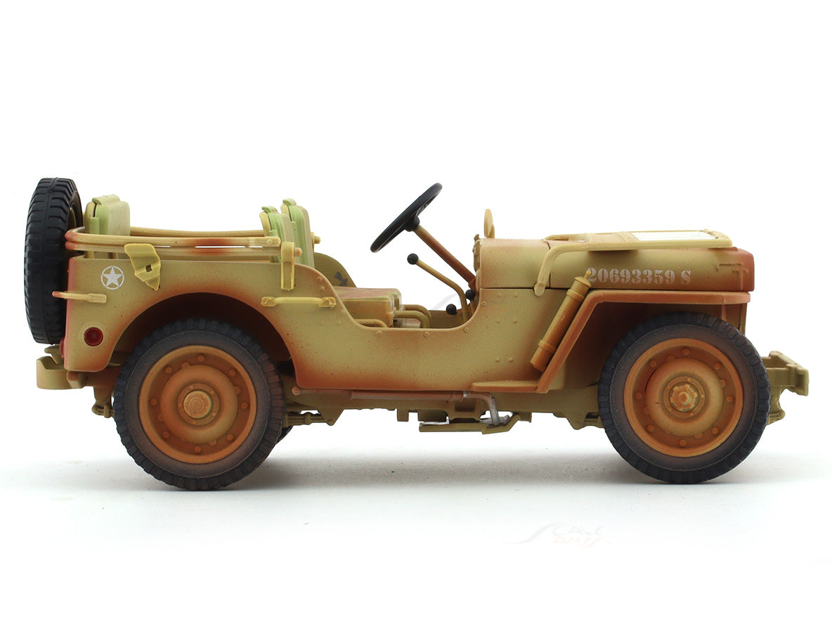 1944 Jeep Willys Desert 1:18 American Diorama diecast scale model car collectible
