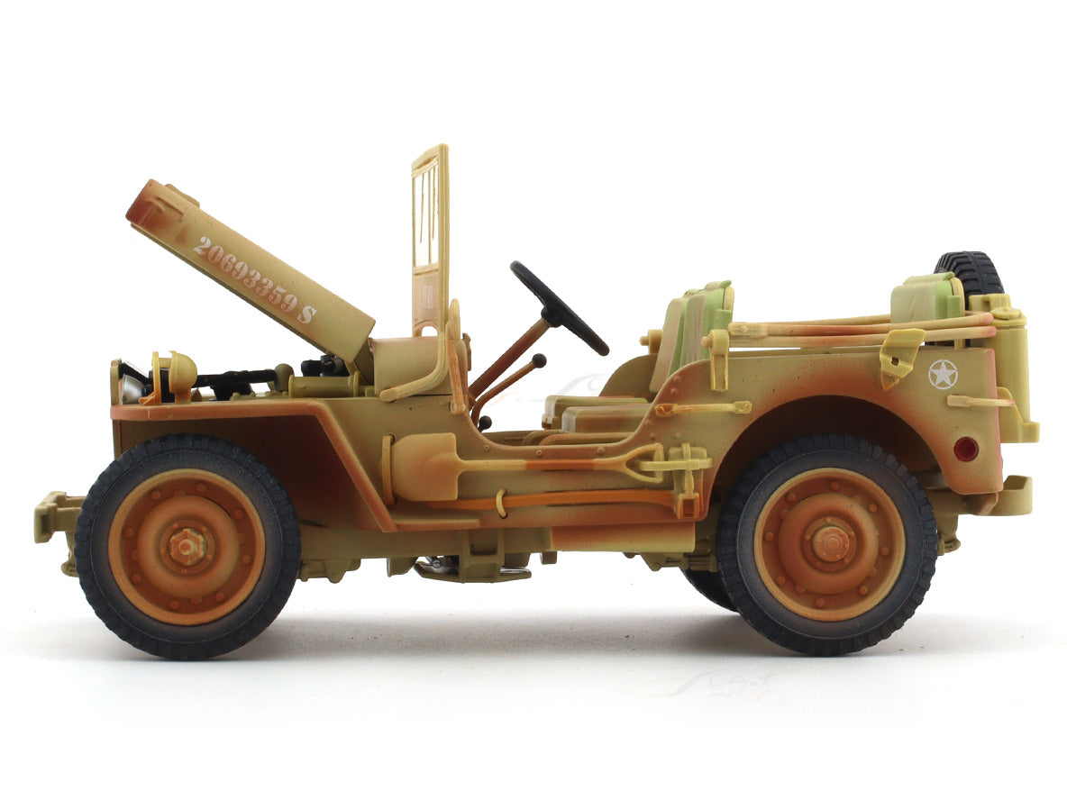 1944 Jeep Willys Desert 1:18 American Diorama diecast scale model car collectible