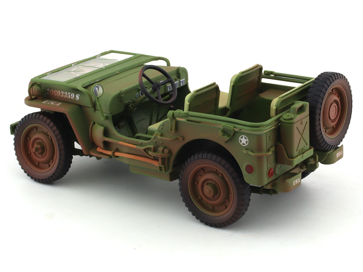 1944 Jeep Willys Green 1:18 American Diorama diecast scale model car collectible