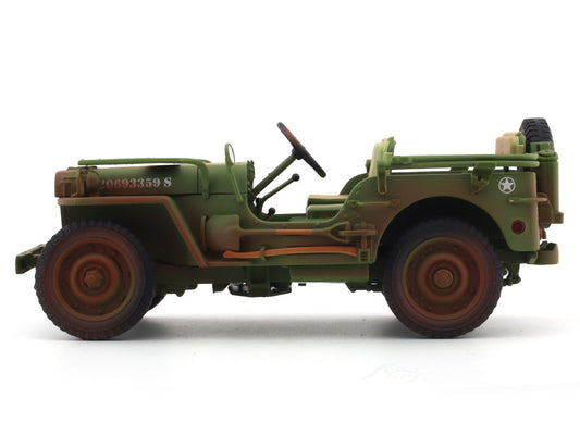 1944 Jeep Willys Green 1:18 American Diorama diecast scale model car collectible