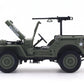 1944 Willys Jeep Military Green 1:18 Norev licensed diecast scale model car collectible