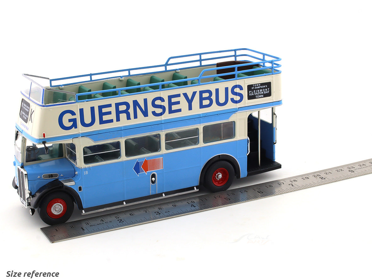 1947 AEC Regent III RT Double Decker London Bus 1:43 diecast scale model bus collectible