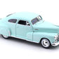 1948 Chevrolet Fleetline Aerosedan green 1:24 Maisto Licensed Diecast Scale Model Car Collectible
