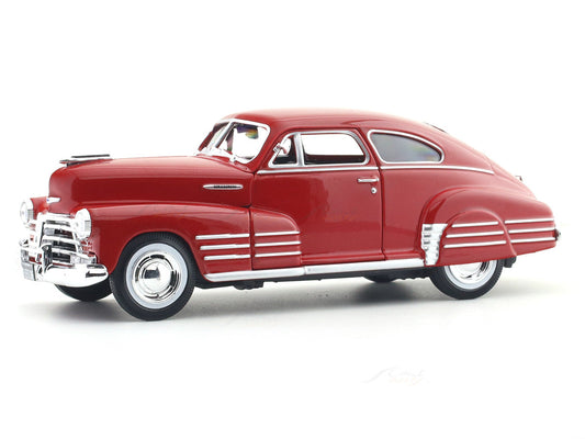 1948 Chevrolet Fleetline Aerosedan red 1:24 Maisto Licensed Diecast Scale Model Car Collectible