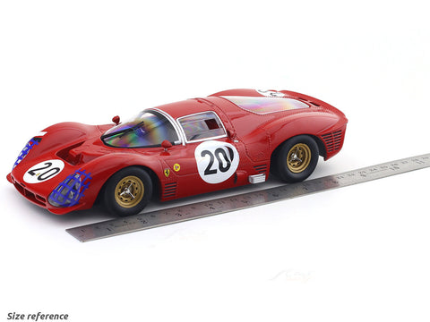 1966 Ferrari 330 P3 Spider No. 20 1:18 Werk83 Licensed Diecast Scale Model Car Collectible