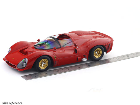 1966 Ferrari 330 P3 Spider Red 1:18 Werk83 Licensed Diecast Scale Model Car Collectible