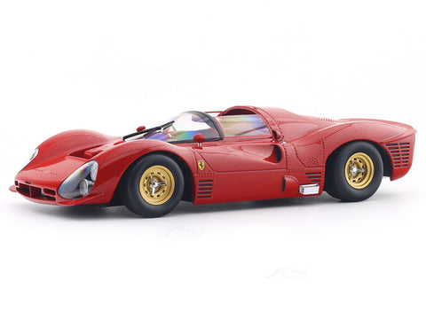 1966 Ferrari 330 P3 Spider Red 1:18 Werk83 Licensed Diecast Scale Model Car Collectible