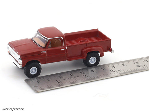1967 Mercury M-100 Custom 4x4 red 1:64 M2 Machines licensed diecast scale model car 32500-95