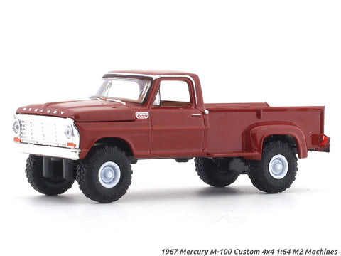 1967 Mercury M-100 Custom 4x4 red 1:64 M2 Machines licensed diecast scale model car 32500-95