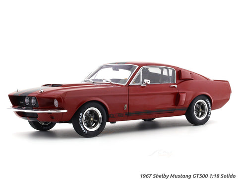 1967 Shelby Mustang GT500 red 1:18 Solido diecast scale model collectible car