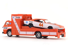 1968 Dodge L600 Race Hauler & 1969 Charger Daytona 1:64 M2 Machines diecast hauler scale model