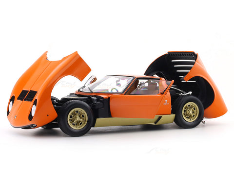 1968 Lamborghini Miura P400 orange 1:18 Kyosho licensed premium diecast scale model car collectible