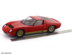 1968 Lamborghini Miura P400 red 1:18 Kyosho licensed premium diecast scale model car collectible
