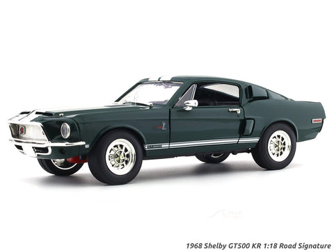 1968 Shelby GT500 KR green 1:18 Road Signature diecast Scale Model car