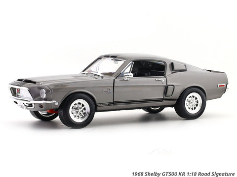 1968 Shelby GT500 KR grey  1:18 Road Signature diecast Scale Model car collectible