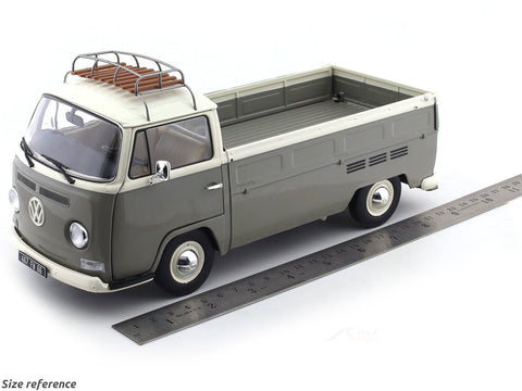 1968 Volkswagen T2 Pick-Up grey 1:18 Solido diecast Scale Model collectible