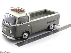 1968 Volkswagen T2 Pick-Up grey 1:18 Solido diecast Scale Model collectible