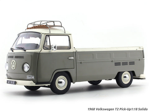 1968 Volkswagen T2 Pick-Up grey 1:18 Solido diecast Scale Model collectible