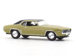 1969 Chevrolet Camaro RS golden 1:64 M2 Machines licensed diecast scale model car 11228-111